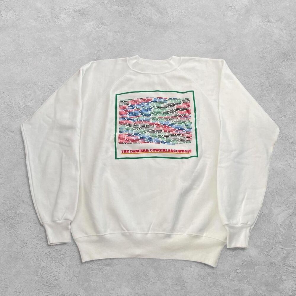 VTG 90s La Quinta Norte Barn Dance Sweatshirt XL Hanes Western Made In USA